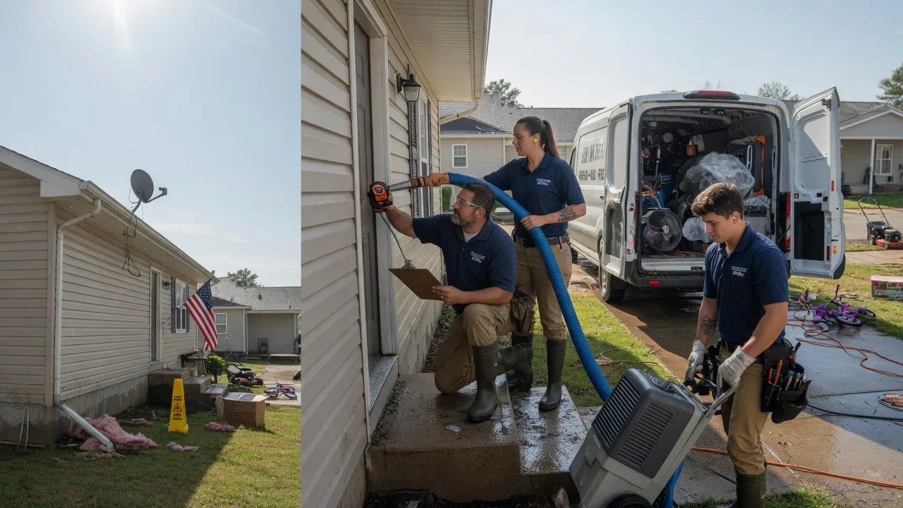 Ceiling Water Damage Restoration in Brownell, KS near me